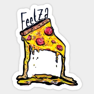 Feetza Sticker